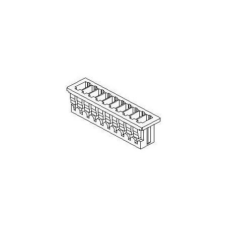 Molex 1.25 Wtb Rec Hsg 4Ckt Red 510210402